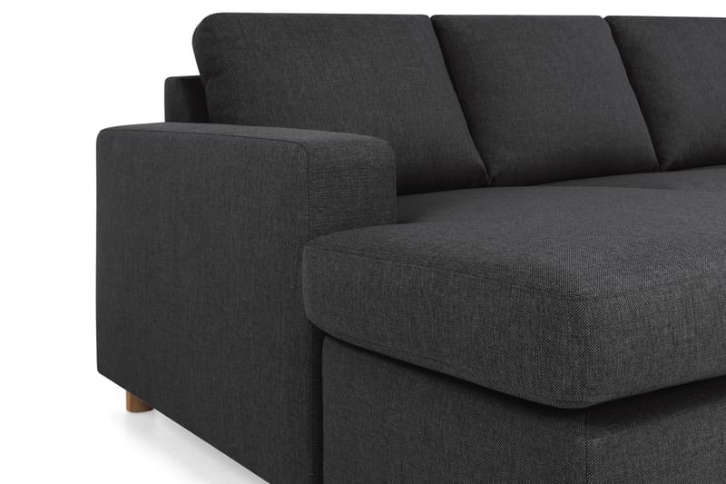 NEW YORK U-soffa XL Divan Vänster Antracit - Möbler - Vardagsrum - Soffor - U-soffor