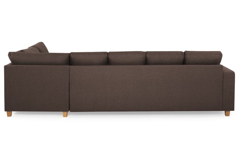 NEW YORK U-soffa XL Divan Vänster Brun - Möbler - Vardagsrum - Soffor - U-soffor