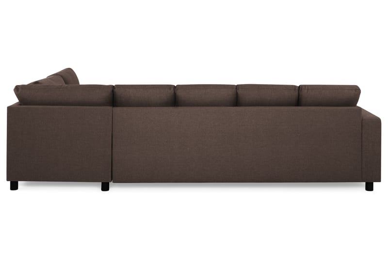 NEW YORK U-soffa XL Divan Vänster Brun - Möbler - Vardagsrum - Soffor - U-soffor