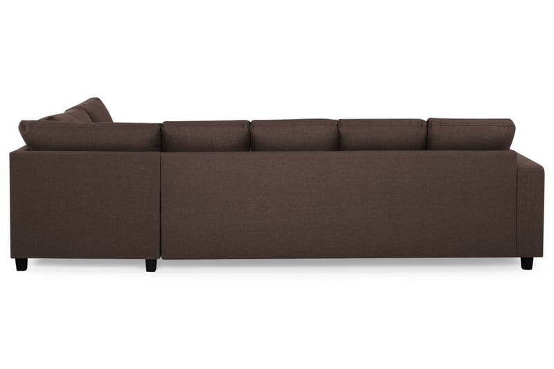 NEW YORK U-soffa XL Divan Vänster Brun - Möbler - Vardagsrum - Soffor - U-soffor