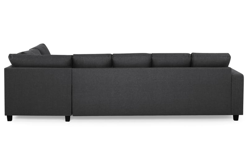 NEW YORK U-soffa XL Divan Vänster Mörkgrå - Möbler - Vardagsrum - Soffor - U-soffor