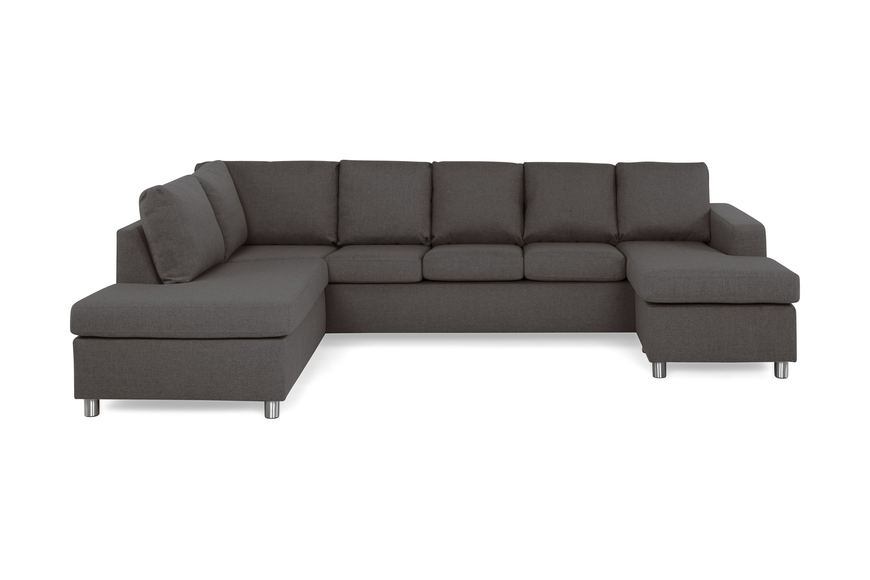 Scandinavian Choice NEW YORK U-soffa XXL Divan Höger Mörkgrå - U-soffor