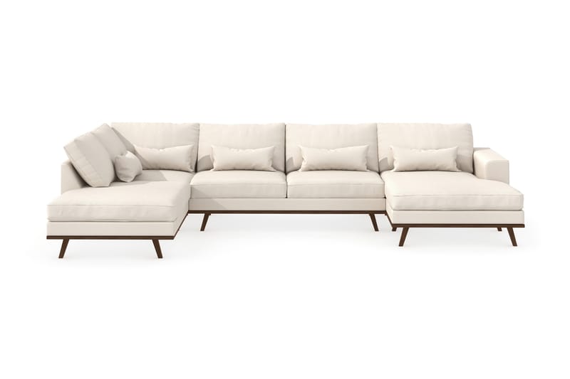 TULSA U-soffa Beige/Ek - Möbler - Vardagsrum - Soffor - U-soffor