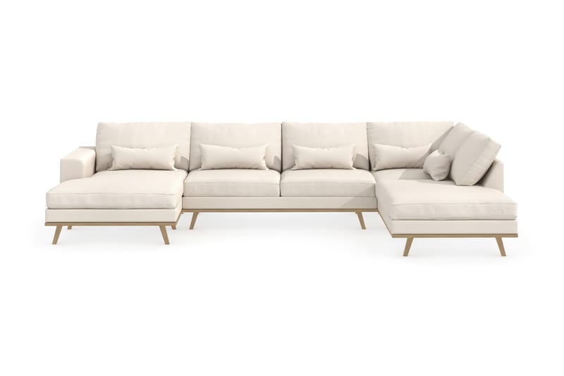 TULSA U-soffa Beige/Ek - Möbler - Vardagsrum - Soffor - U-soffor