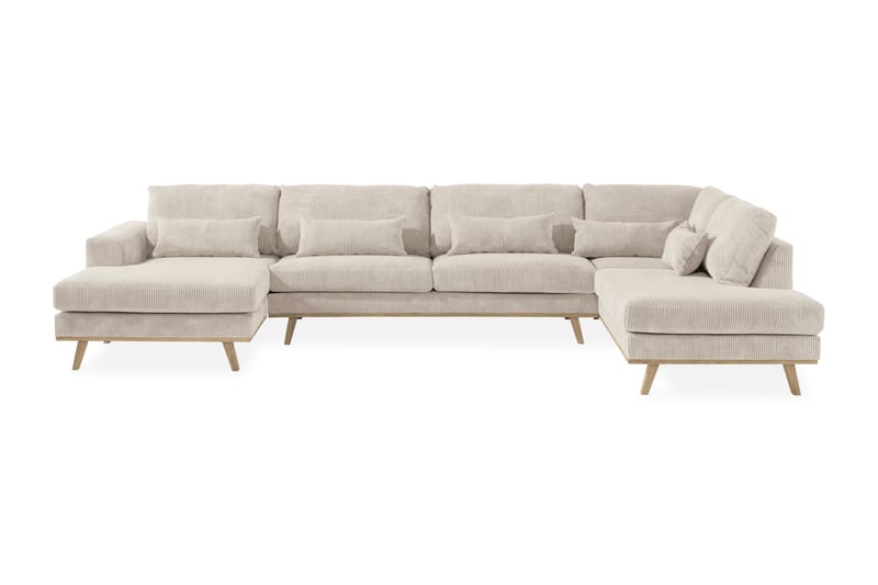 TULSA U-Soffa Manchester Beige - Möbler - Vardagsrum - Soffor - U-soffor