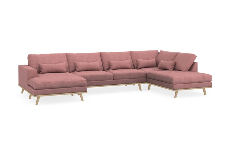 TULSA U-Soffa Rosa - Möbler - Vardagsrum - Soffor - U-soffor