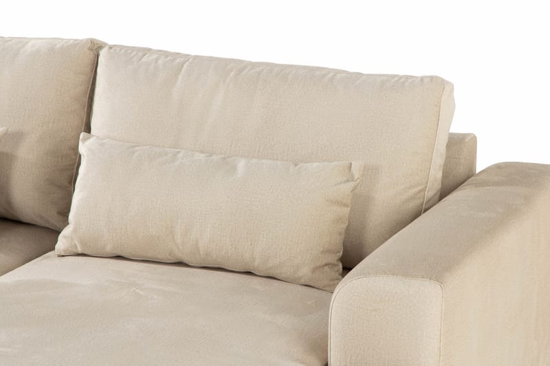 TULSA U-soffa Sammet Beige - Möbler - Vardagsrum - Soffor - U-soffor