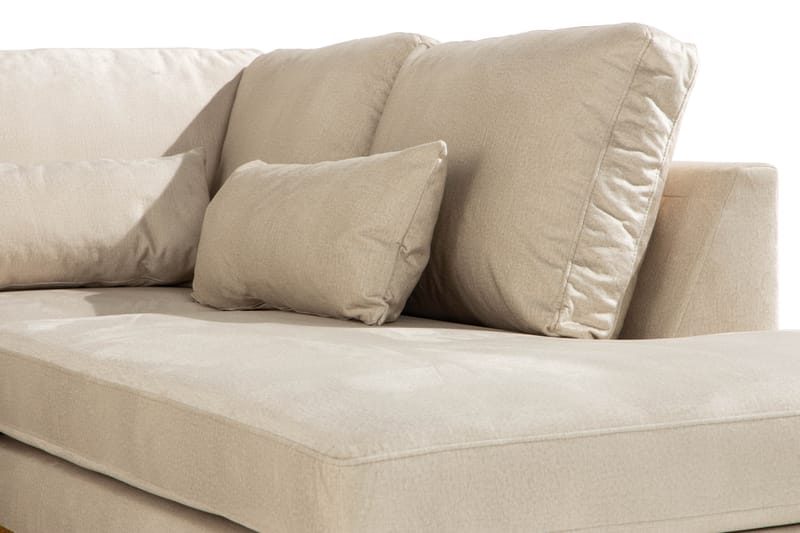 TULSA U-Soffa Sammet Beige - Möbler - Vardagsrum - Soffor - U-soffor