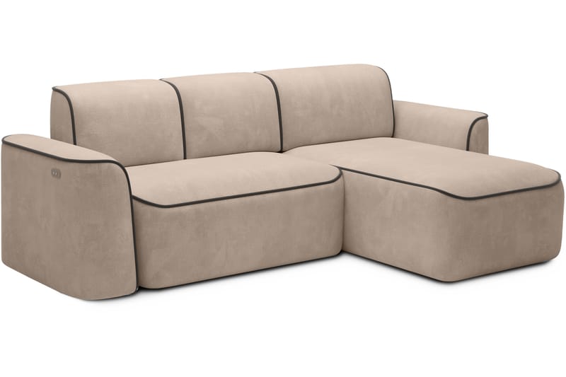 Ume 4-sits Soffa med Divan Beige - Möbler - Vardagsrum - Soffor - Divansoffa & schäslong