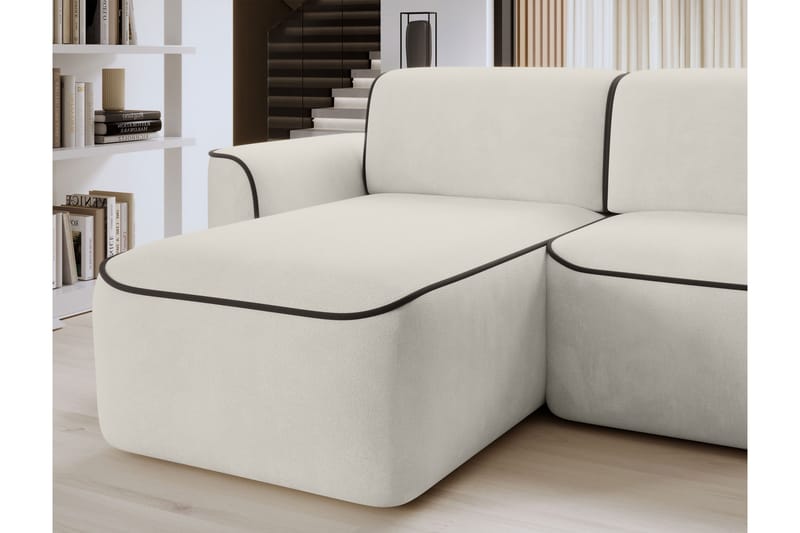 Ume 4-sits Soffa med Divan Beige - Möbler - Vardagsrum - Soffor - Divansoffa & schäslong