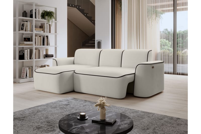 Ume 4-sits Soffa med Divan Beige - Möbler - Vardagsrum - Soffor - Divansoffa & schäslong