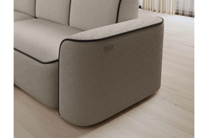 Ume 4-sits Soffa med Divan Beige - Möbler - Vardagsrum - Soffor - Divansoffa & schäslong