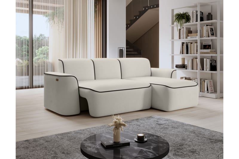 Ume 4-sits Soffa med Divan Beige - Möbler - Vardagsrum - Soffor - Divansoffa & schäslong