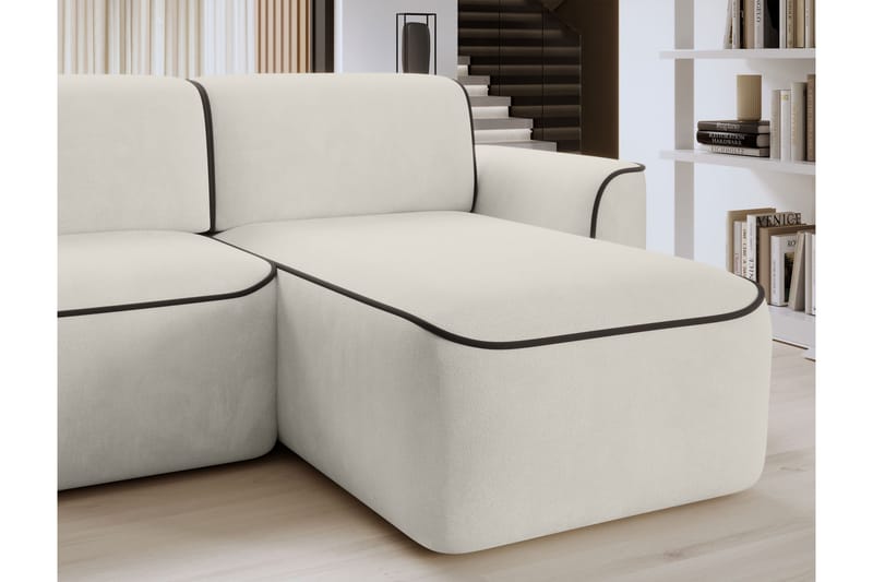 Ume 4-sits Soffa med Divan Beige - Möbler - Vardagsrum - Soffor - Divansoffa & schäslong