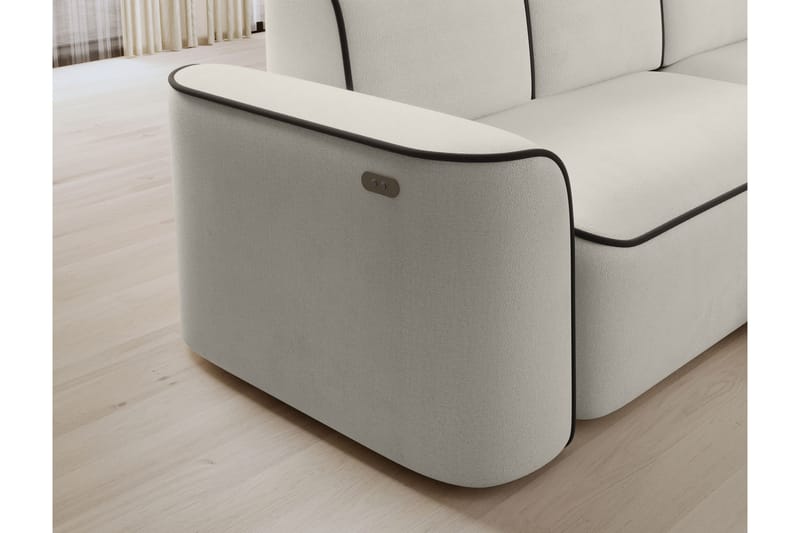 Ume 4-sits Soffa med Divan Beige - Möbler - Vardagsrum - Soffor - Divansoffa & schäslong