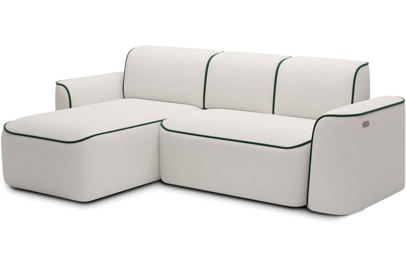 Ume 4-sits Soffa med Divan Vit - Möbler - Vardagsrum - Soffor - Divansoffa & schäslong