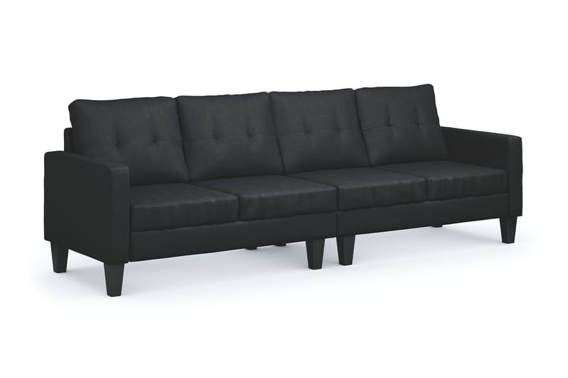 Vislanda 4-sits Soffa - Svart - Möbler - Vardagsrum - Soffor - 4-sits soffor