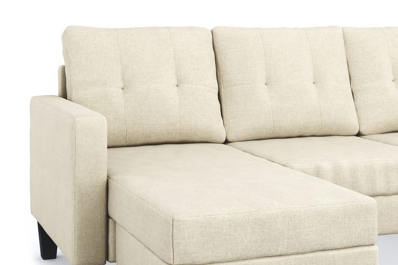 Vislanda 5-sits Soffa med Dubbeldivan - Beige - Möbler - Vardagsrum - Soffor - U-soffor