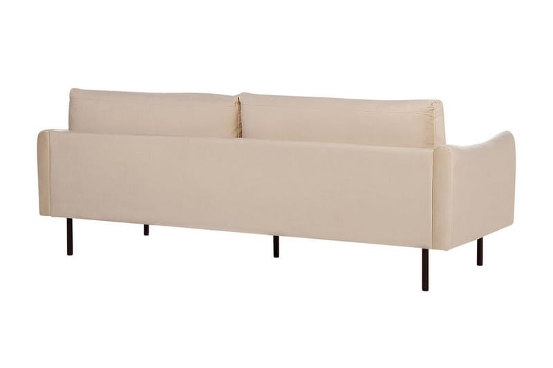 Woodal Soffa 3-sits - Beige/Svart - Möbler - Vardagsrum - Soffor - 3-sits soffor