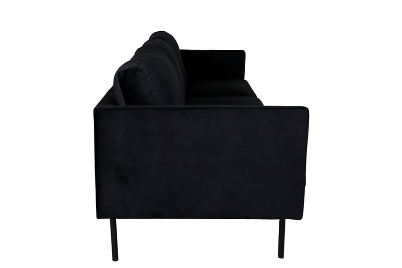 Zoom 3-sits Soffa Sammet - Svart - Möbler - Vardagsrum - Soffor - 3-sits soffor