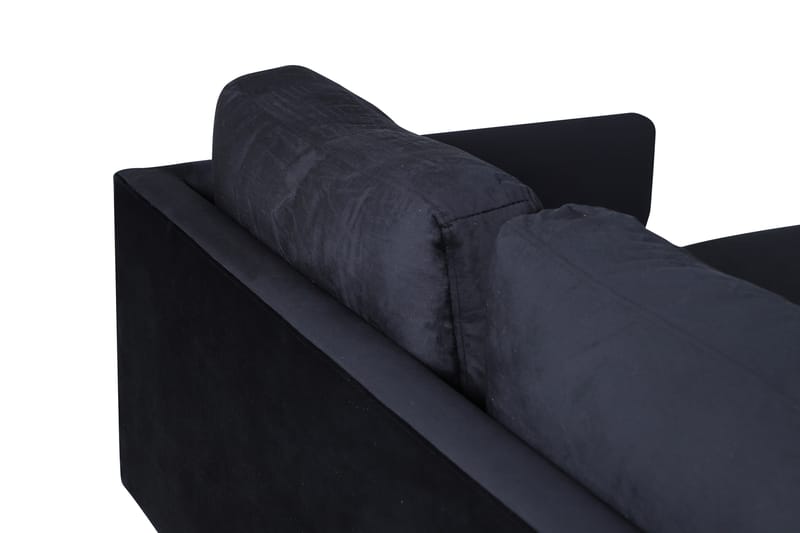 Zoom U-soffa Sammet - Svart - Möbler - Vardagsrum - Soffor - U-soffor