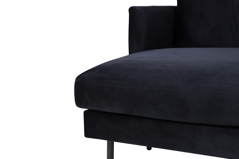 Zoom U-soffa Sammet - Svart - Möbler - Vardagsrum - Soffor - U-soffor