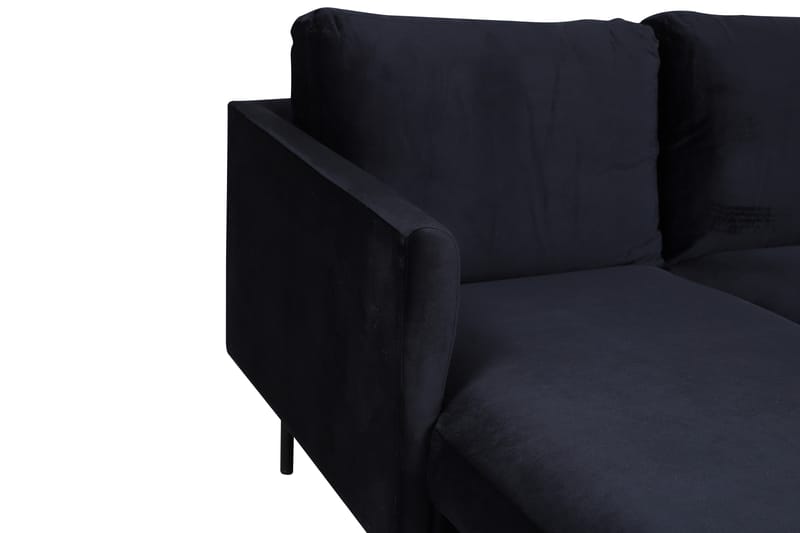 Zoom U-soffa Sammet - Svart - Möbler - Vardagsrum - Soffor - U-soffor