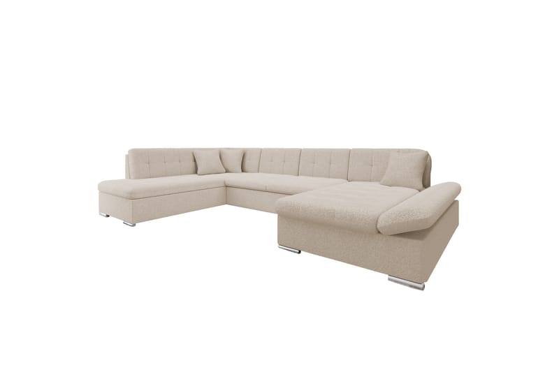 Zumar Soffa med Divan och Schäslong 4-sits - Beige - Möbler - Vardagsrum - Soffor - U-soffor