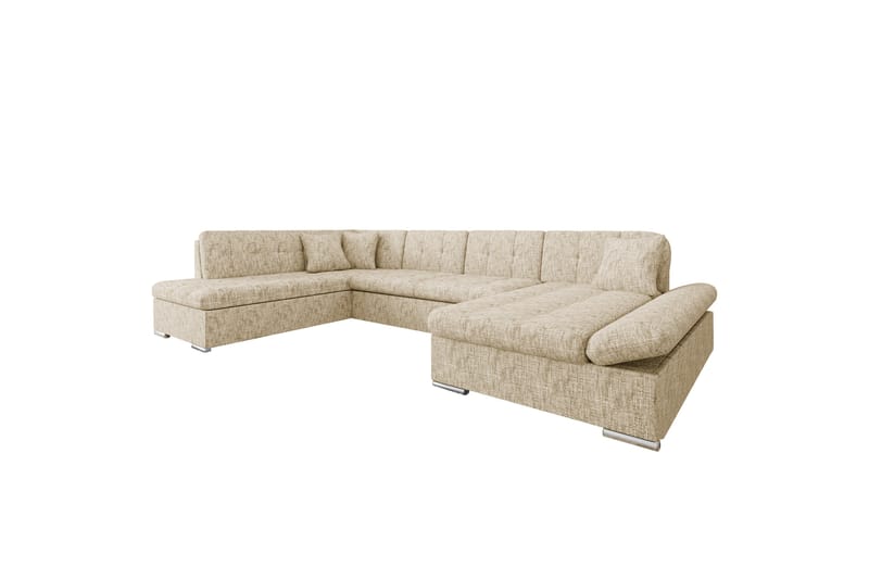 Zumar Soffa med Divan och Schäslong 4-sits - Beige - Möbler - Vardagsrum - Soffor - U-soffor