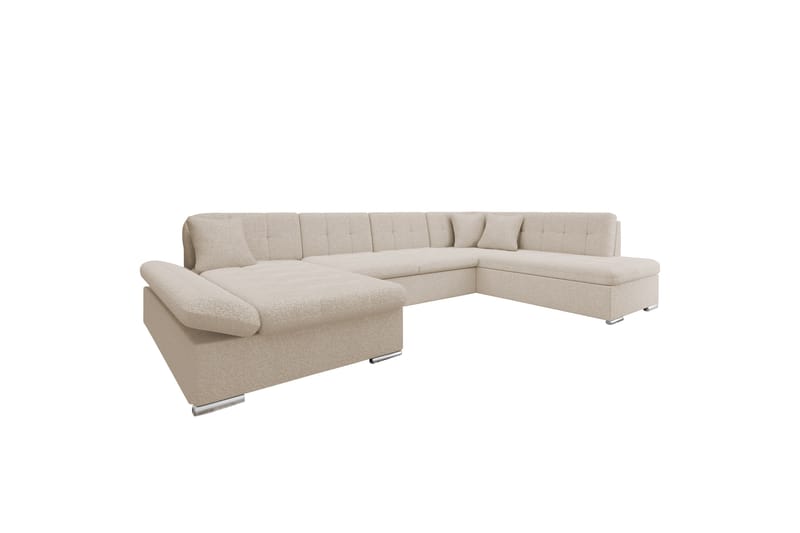 Zumar Soffa med Divan och Schäslong 4-sits - Beige - Möbler - Vardagsrum - Soffor - U-soffor