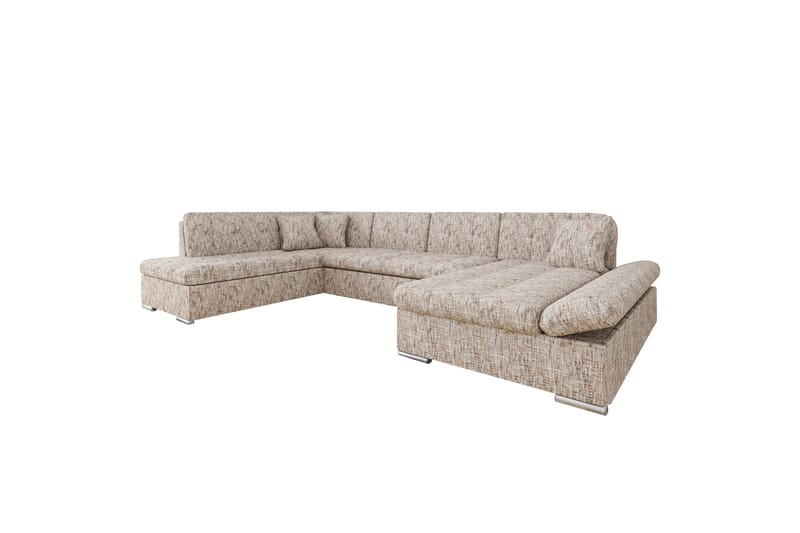 Zumar Soffa med Divan och Schäslong 4-sits - Flerfärgad/Beige - Möbler - Vardagsrum - Soffor - U-soffor