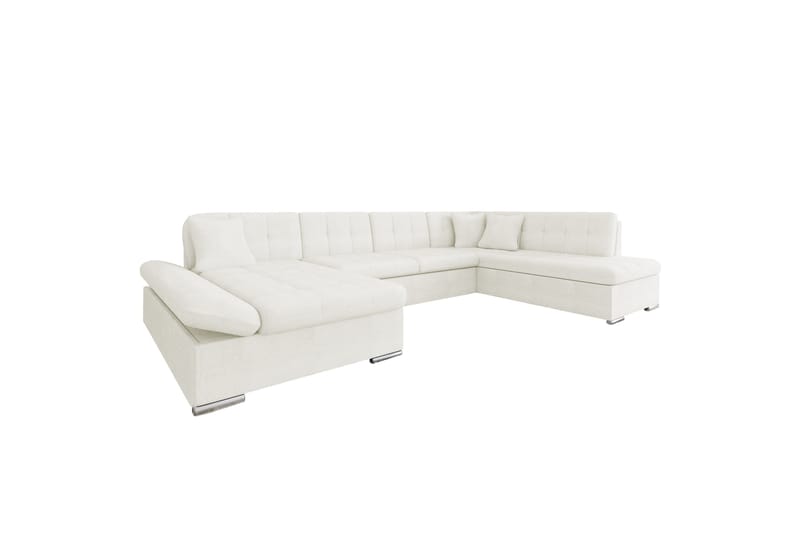 Zumar Soffa med Divan och Schäslong 4-sits - Vit - Möbler - Vardagsrum - Soffor - U-soffor