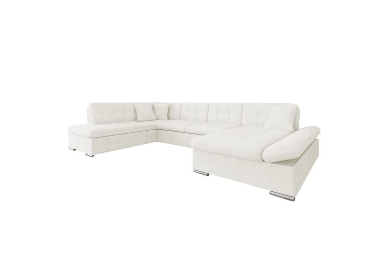 Zumar Soffa med Divan och Schäslong 4-sits - Vit - Möbler - Vardagsrum - Soffor - U-soffor