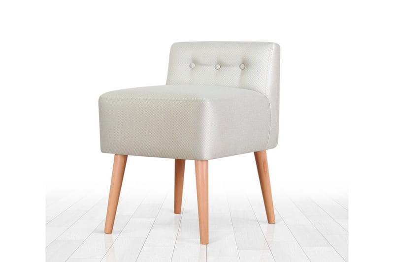 Anaro Sittpuff 43 cm Rektangulär Beige - Möbler - Vardagsrum - Stolar & sittmöbler - Sittpuff