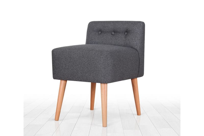 Anaro Sittpuff 43 cm Rektangulär Grå - Möbler - Vardagsrum - Stolar & sittmöbler - Sittpuff