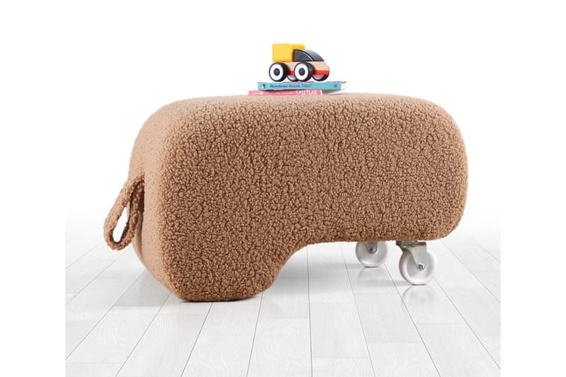 Anaro Sittpuff 58 cm Rektangulär Brun - Möbler - Vardagsrum - Stolar & sittmöbler - Sittpuff