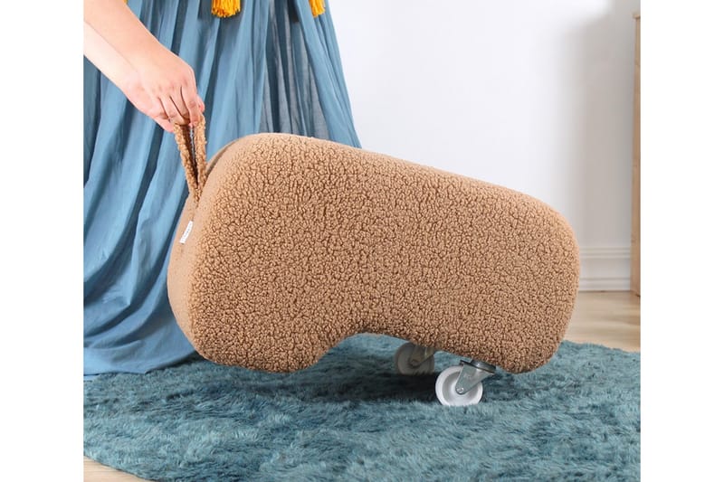 Anaro Sittpuff 58 cm Rektangulär Brun - Möbler - Vardagsrum - Stolar & sittmöbler - Sittpuff