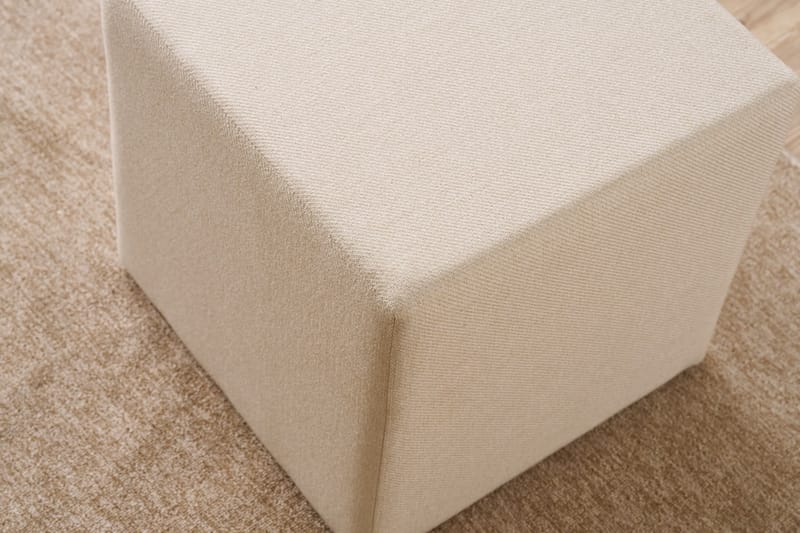 Azoula Sittpuff 40 cm - Cream - Möbler - Vardagsrum - Stolar & sittmöbler - Sittpuff