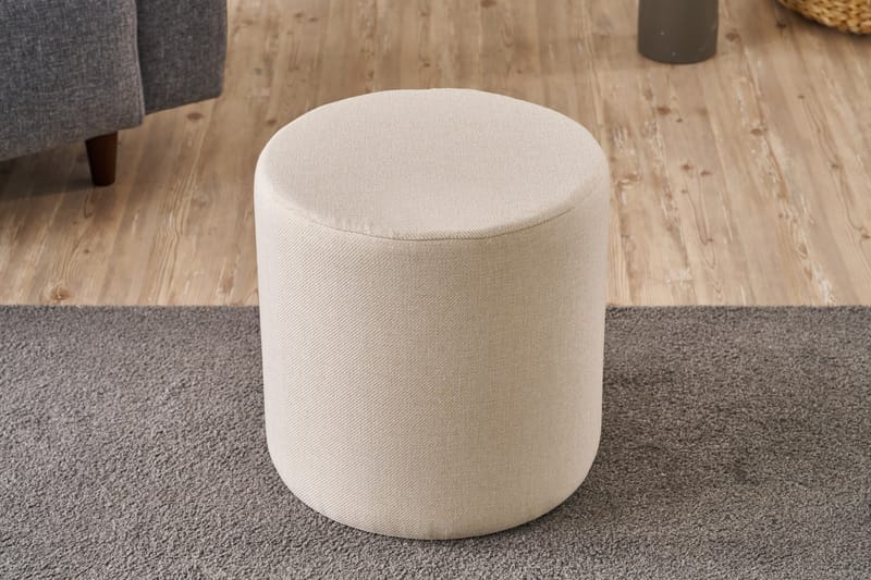 Glendon Sittpuff 40 cm - Cream - Möbler - Vardagsrum - Stolar & sittmöbler - Sittpuff