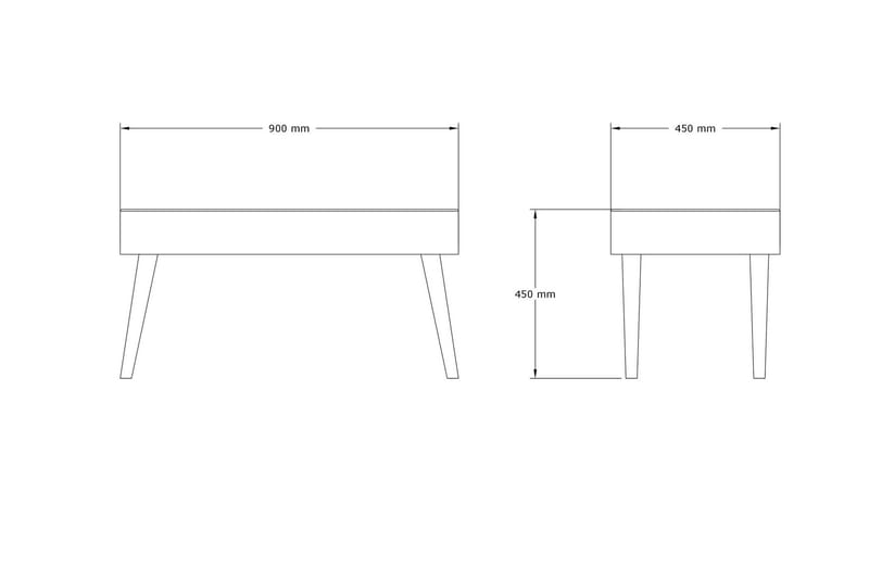 LAWANG Sittpall 90 cm Brun - Möbler - Vardagsrum - Stolar & sittmöbler - Pallar