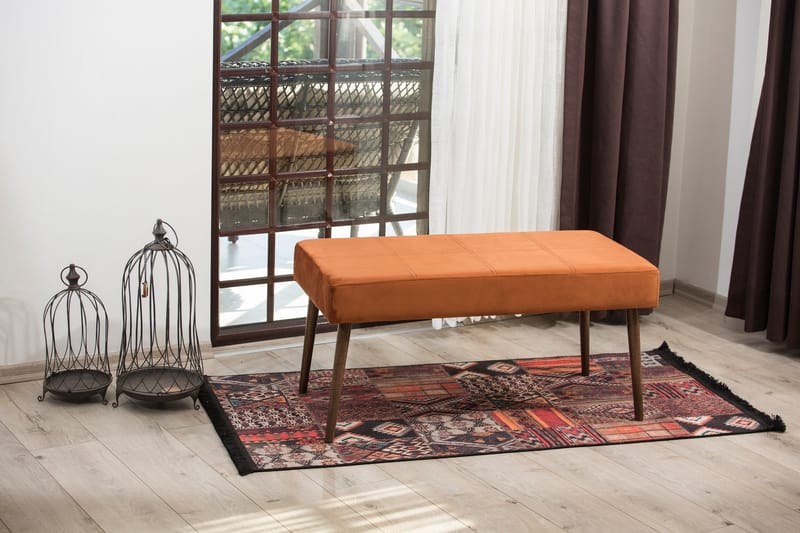 LAWANG Sittpall 90 cm Orange - Möbler - Vardagsrum - Stolar & sittmöbler - Pallar