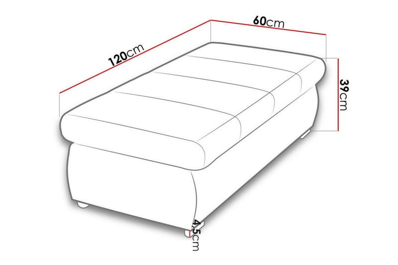 Cerys Fotpall 60 cm Grön - Möbler - Vardagsrum - Stolar & sittmöbler - Pallar - Fotpall