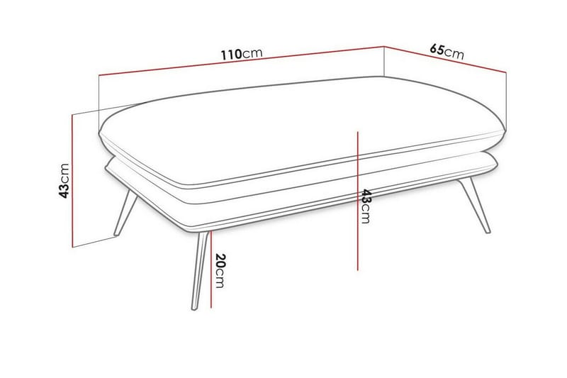 Graystone Fotpall 65 cm Mörkgrön - Möbler - Vardagsrum - Stolar & sittmöbler - Pallar - Fotpall