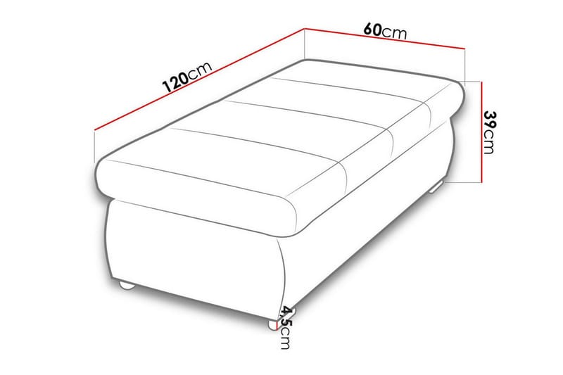 Kintore Fotpall 60 cm Grön - Möbler - Vardagsrum - Stolar & sittmöbler - Pallar - Fotpall