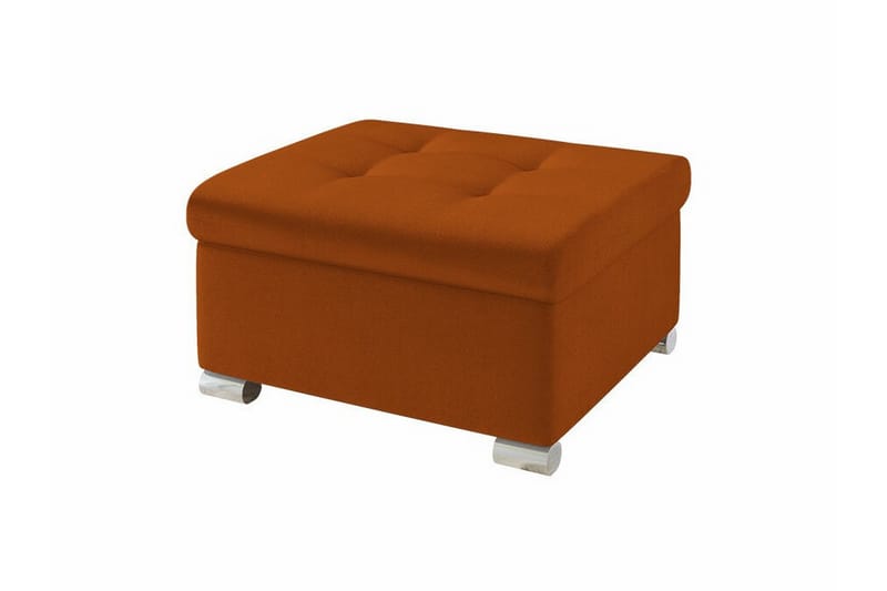 Trefor Fotpall 68 cm Mörk Orange - Möbler - Vardagsrum - Stolar & sittmöbler - Pallar - Fotpall