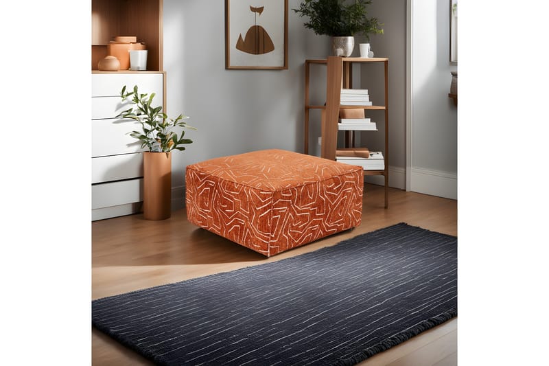 Kaolins Fotpall 85 cm - Orange - Möbler - Vardagsrum - Stolar & sittmöbler - Pallar - Fotpall