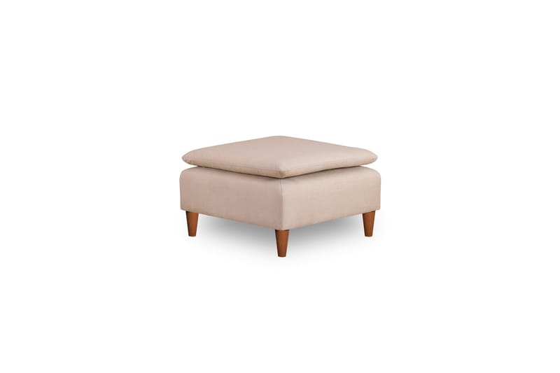 Lungo  Fotpall 75 cm Beige - Möbler - Vardagsrum - Stolar & sittmöbler - Pallar - Fotpall