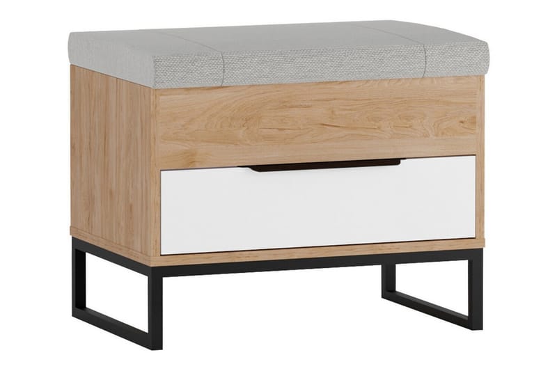 Staffin Sittpall 40 cm Vit - Möbler - Vardagsrum - Stolar & sittmöbler - Pallar