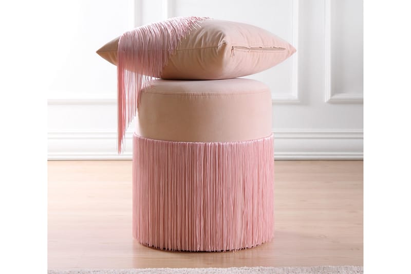 Brookestown Sittpuff 40 cm Rosa - Möbler - Vardagsrum - Stolar & sittmöbler - Sittpuff