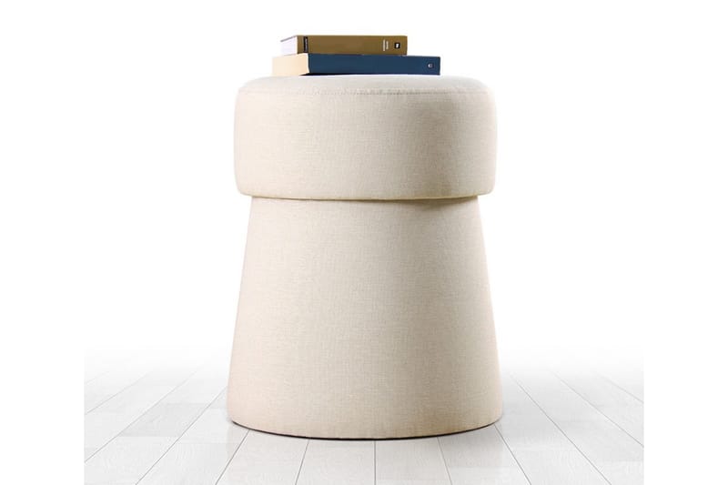 Bruceville Sittpuff 40 cm Beige - Möbler - Vardagsrum - Stolar & sittmöbler - Sittpuff